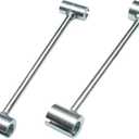 Door Hinge Adjustment Tool, 2Pcs Dual-Head Wrench Set for 925mm Flag Hinges, Heavy-Duty Steel Gap Adjuster for Fire, Security & Residential Doors