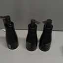 Method Premium Foaming Hand Wash, Vetiver + Amber, Reusable Black Aluminum Bottle, Biodegradable Formula, 10 fl oz (Pack of 3)