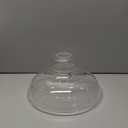 Flush Mount Ceiling Light Fixture < Bulb NOT Included >, Black Metal Frame Ceiling Light Fixture with Seeded Glass, Farmhouse Light Fixture for Kitchen Island Entryway Porch Foyer