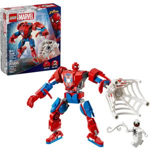 LEGO Marvel Spider-Man Mech vs. Anti-Venom Building Toy Set - Spider-Man Toy for Kids, Boys and Girls, Ages 6+ - Buildable Action Figure - Superhero Gift for Birthday - 76308