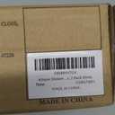 Kitsure Shower Caddy Extra Large - Adhesive Shower Organizer, Stainless Steel Shelf for Inside Shower, No Drill Bathroom Organizers and Storage, Home Decor Accessories, 2 Pack,White