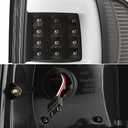AKKON - For 2004 2005 2006 2007 2008 Ford F150 LED Tube Black Tail Lights Brake Lamps Replacement Set
