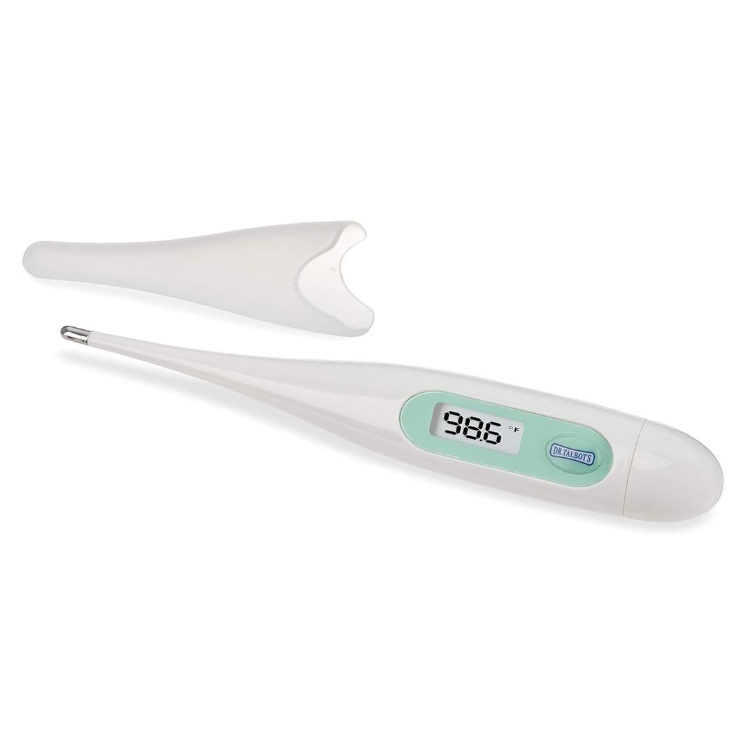 Dr. Talbot's Baby Digital Thermometer with Protective Cover for Storage & Travel