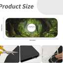 Kitchen Sink Splash Guardlush green forest Faucet Mat Sink Gadgets-Super Absorbent Fast Drying Mat Drip Catcher for Kitchen, Bathroom,Sink Mat, Dish Drying Mat, Bathroom(15" X 5.5" )