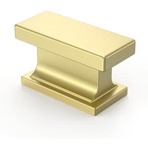 Asidrama 5 Pack Brushed Gold Kitchen Cabinet Knobs Dresser Knobs Drawer Knobs Cabinet Hardware Zinc Knobs for Dresser Drawers