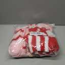 Berlune 5 Set Galentines Day Party Favors Fuzzy Sock Bracelet Scrunchie Gifts Set for Galentines Valentine's Women Party Gift (Red)