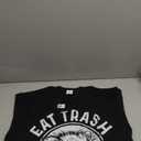 Opossum Eat Trash Get Hit By A Car Vintage Funny Possum T-Shirt Large