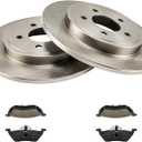 KAX Rear Brake Kit for Ford Escape 2005-2008, Mercury Mariner 2005-2008, Mazda Tribute 2005-2006 2008, 11.88inch Brake Rotors Pads Kit, #54122+D1055 Rear Brakes