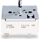 WP3149400 3149400 3148954 3148953 Range Burner Infinite Control Switch (8 Inch), Replace for WP3149404, 3148954, 314140, W10295573, 99989662, 311858, 311859, 310180, 311846, 3149400 Fits for Whirlpool