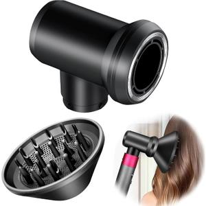 Diffuser & Adaptor Attachment Set for Dyson Airwrap, for Airwrap Styler Into A Hair Dryer Combination