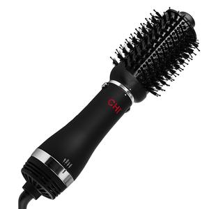 CHI Volumizer 4‑in‑1 Blowout Brush Hair Dryer, Multi‑Attachment Ceramic Ionic Styling Tool for Smooth, Silky, Voluminous Hair, Brush + Dryer Combos for Frizz Control & Shine, 1000W, Black