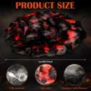 RoundFunny 3.3 ft Halloween Cotton Cloud for Ceiling Artificial Cloud Prop Decoration Hanging Decor with LED String Light for Holiday Party Room Stage Magic Horror School Classroom Supplies