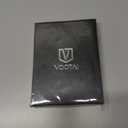 Slim Wallet for Men, Christmas Stocking Stuffers Gifts for Men Him, White Elephant Gifts for Adults Husband Boyfriend, RFID Blocking Minimalist Wallet for Men with Money Clip, Credit Card Holder (Classic Black & Orange)