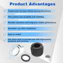 SecosAutoparts Crankshaft Gear Pulley Sensors Blade and Spacer Kit Fit for Mitsubishi Montero Sport Galant Eclipse Diamante 3.0L 3.5L V6# MD184894 MD185237 MD184291