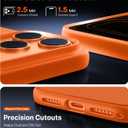TORRAS for iPhone 17 Pro Case, Beyond Military-Grade Protection, Camera Control Button, DIY Buttons, Translucent Matte Slim Thin Shockproof Hard Back Anti-Scratch case for iPhone 17 Pro, Cosmic Orange