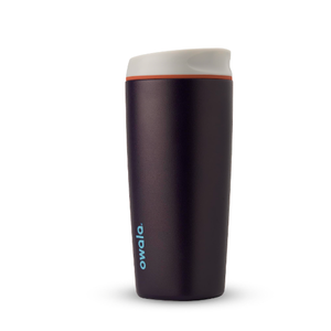 Owala SmoothSip Insulated Stainless Steel Coffee Tumbler, Reusable Iced Coffee Cup, Hot Coffee Travel Mug, BPA Free, 20 oz, Navy (Telescope Tales)