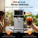 20 Bar Espresso Machine with Milk Frother, Cold Brew, Touch Screen | Create Barista-style Espresso, Latte, Cappuccino at Home, Fast Heat, PID Control and Easy Touch Operation, Sliver