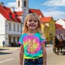 CM C&M WODRO Magic Kingdom Castle Shirt Toddler Baby Girls Magical Graphic T-Shirt Kids Summer Fairy Tale Short Sleeve Tees, Height 120