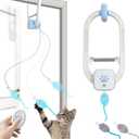 Smart Interactive Cat Toys, 2026 New Automatic Feather Cat Toy, Hanging Cat Toy for Door Frame, USB Rechargeable Cat Teaser for Indoor Use, Exercise Toy for Indoor Kittens and Adult Cats