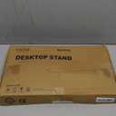 suptek Dual Monitor Stand Riser,Large Monitor Laptop Stand Riser 3 Adjustable Heights Computer Stand for Laptop, Printer, Notebook(MST016L)