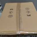 36.2inch 5-Light Kitchen Island Lighting,Dining Room Lights Modern Farmhouse Chandelier with Clear Glass Shade,Modern Rustic Black and Gold Metal Chandelier, Kitchen Pendant Light Fixtures (Brown)