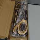 Gudamaye 7-Piece Brown Pakkawood Utensils Set  Sturdy, Eco-Friendly, Wooden Spoons for cooking, Wooden Utensil for cooking, Wooden Kitchen Tool, Home & Kitchen Gifts for Men and Women