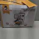 MAttinata CM1663 Espresso Machine, 20 Bar Compact Coffee Maker with Milk Frother Steam Wand for Cappuccino, Latte, Professional Pressure Gauge & 49oz Removable Water Tank for Home，Stainless Steel