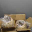 Gold Battery Operated Wall Sconces Set of 2 with Remote, Rechargeable Rattan Battery Powered Wall Lights/Lamps, Wireless Boho Lighting Fixtures for Bedroom Farmhouse, 15 Colors Dimmable,8''