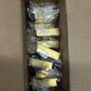 goldenwarm 10 Pack Gold Cabinet Pulls Square Kitchen Hardware Handles - LSJ12GD160 Brushed Brass Pulls for Cabinets Closet Square Cupboard Bathroom Desk Door Knobs 6-1/4in(160mm) Hole Centers