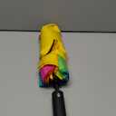 Lejorain Large Golf Umbrella Windproof - Rainbow Oversized 54inch Double Layer 10Ribs Folding Travel Umbrella Compact Auto Open Close for Rain Women/Men