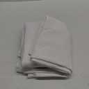 Surmente 2 Pack White Rectangle Tablecloth 90 x 132-inch Rectangular Polyester Table Cloth for Weddings, Banquets, or Restaurants