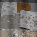 Ramede 6 Pack Swaddle Blanket with Hats for Baby Girl Boy 100% Cotton Swaddles 0-3 Months, Adjustable Breathable Skin Friendly Receiving Blanket Wrap, Essential for Newborns (Multicolor)