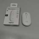 Logitech Pebble Mouse 2 M350s Slim Bluetooth Wireless Mouse, Portable, Lightweight, Customizable Button, Quiet Clicks, Easy-Switch for Windows, macOS, iPadOS, Android, Chrome OS - Tonal White