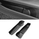 Yumzeco 2PCS Compatible 2021 2022 2023 2024 2025 2026 Tesla Model X Door Side Storage Box Tray, Front Row Door Side Organizer Tray for Tesla Model X Accessories 2021 2022 2023 2024 2025 2026