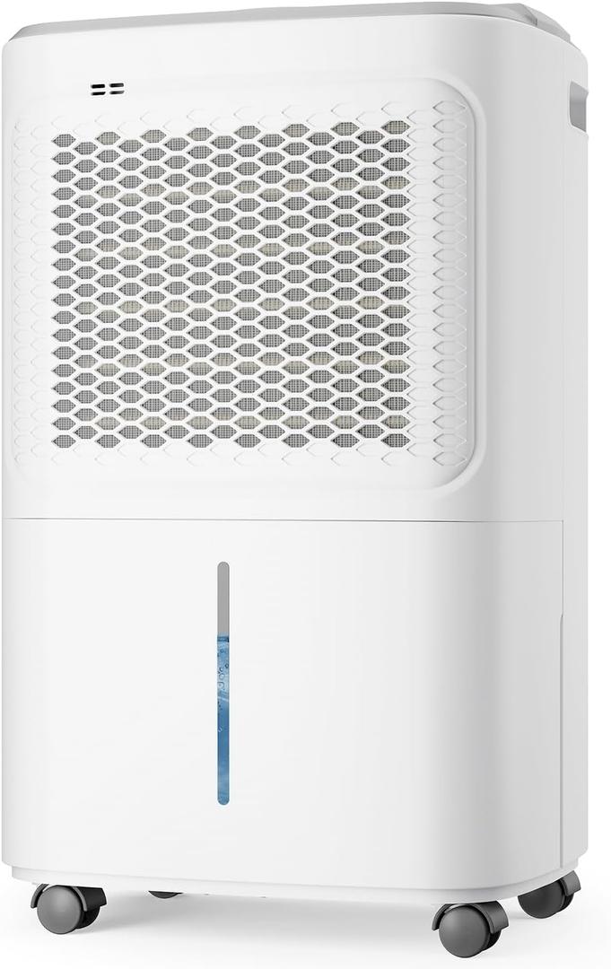 2500 Sq.Ft Dehumidifier for Basement Home, ASAHWo 34 Pints Dehumidifier with Drain Hose, Quiet Portable Dehumidifiers for Bathroom Large Room, Bedroom, Auto Defrost,Smart Humidity Control,24H Timer
