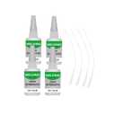 200ML Wood & Parquet Adhesive, Welding High-Strength Oily Glue, Universal Super Glue Gel, Instant Bonding, Strong Adhesion, Repairs Last Long Time for Metal, Wood, Ceramics,Leather, Glass(50g/4PCS)