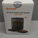 oneisall Cordless WiFi Automatic Cat Feeder for 2 Cats, Rechargeable 100-Day Battery Operated Auto Cat Feeder, 20 Cups/5L Timed Cats Food Dispenser Automatic for Large Kibble, Smart App Control