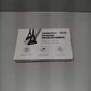 Airplane Foot Hammock, No Collapse Foot Rest for Plane Travel with Extended Adjustment Strap, Portable Desk Foot Hammock with Thickened Foam, Foot Sling Travel Essentials to Relax Your Feet (1 Pc Black)