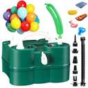 ETENWOLF P600 Electric Balloon Pump for Inflating 260 Cubic Inch Metallic Coated Latex Foil Balloons for Birthday Party Decoration (Green)