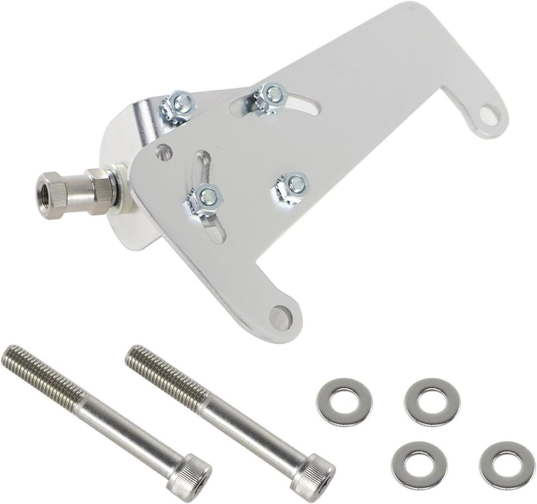Cascadia Mirror CB Antenna Mounting Bracket Compatible with Freightliner Trucks PCA5002, Heavy Duty Steel Antenna Mounting Bracket with SO-239 Stud Connector