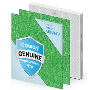 COWAY AP1512HH & 200M Air Purifier Filter Replacement, Allergen Filter Pack, 2 Allergen Deodorization Filters and 1 True HEPA Filter, 1 Pack, Green