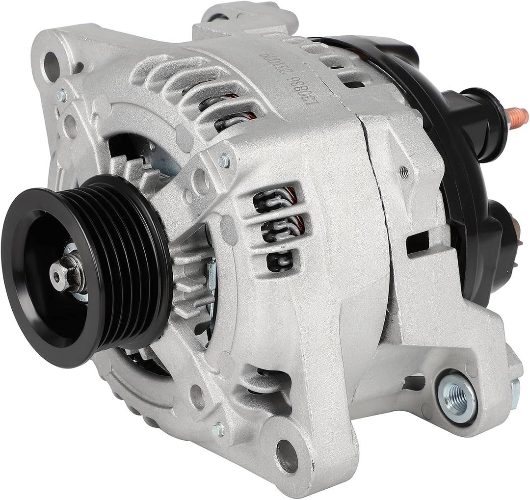 SCITOO Alternator Fits for Hyundai Sonata 15-19, Santa Fe 19-20, for Santa Fe Sport 17-18 & for Kia Optima 16-20, for Sorento 15-20, Sportage 17-21, 2.0L 2.4L 12V 150Amp CW S6 Pulley 11953