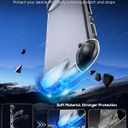 Clear Case Protector for Nintendo Switch 2(2025), KOVA TPU Grip Protective Cover Skins for Nintendo Switch 2 Joypad & Console with Tempered Films& Thumb Caps, Accessory Kits Compatible with New Switch