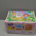 AmiDear Dollhouse with 4Story 11 Rooms, Dream Gift Princess Doll House Playset with Furniture Pool Slide, Pink Toddler Toy House for 3 4 5 6 7 8 9 10 Year Old Girls