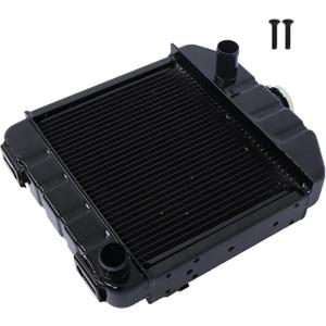 2 Row Aluminum Radiator 15553-72060 Replacement for Kubota B6100 B7100 B6100HST-DT B6100HST-E B7100HST-DT B7100HST-E
