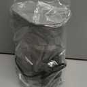 Single Serve Coffee Maker for K-Cup and Ground Coffee, Fast Brew, 6-12 oz Brew Sizes One Cup Coffee Machine Fits 5.5" Mugs, One-Button Small Coffee Maker with Descaling Reminder,Grey