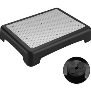 Fotree Step Stool, Indoor Outdoor Non-Slip Platform Step Stools for Adults Elderly Senior, Portable Anti-Fall Safety Step Platform, Large Size 3.5 Inch High Rise Stairs