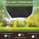 Pattiumo Weed Barrier Fabric 3x300FT Landscape Fabric 3.2oz Weed Barrier Fabric Heavy Duty for Landscaping Fabric Garden Fabric Weed Barrier Weed Blocker Garden Bed Cover, Commercial Driveway