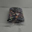 LEEVAN Floral 5x7 Area Rugs for Bedroom, Washable Boho Living Room Rug Non Slip, Vintage Soft Stain Resistant Dining Room Mat, Ultra Thin Floor Carpet for Office(Black)