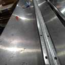 24ft V-Track Galvanized Inverted V Track for Sliding Gates, Heavy Duty Sliding Driveway Gate Track(4pcs 6FT VTrack)